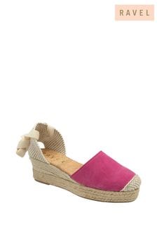 Ravel Pink Espadrilles Wedge Sandals (E18002) | $120