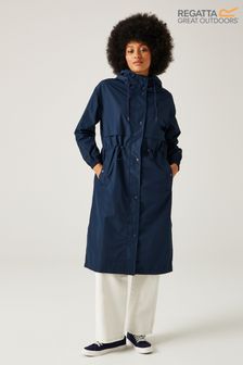 Regatta Blue Nerenda Mid Length Waterproof Jacket (E18151) | $193