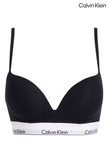 Calvin Klein Black Plunge Push-Up Bra (E18553) | $72