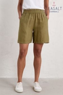 Seasalt Cornwall Green Aviso Printed Shorts (E18566) | €84
