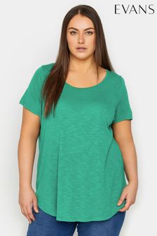 綠色 - Evans White Short Sleeve T-shirt (E18762) | NT$890