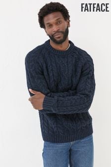 FatFace Navy Crew Neck Jumper (E18798) | $92