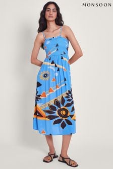 Monsoon Blue Amanda Bandeau Dress (E18870) | KRW147,300