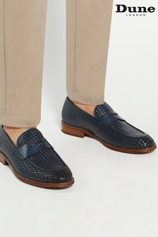 Dune London Saharas Woven Leather Loafers