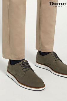 Dune London Grey Beko Wedge Gibson Shoes (E18943) | kr1,298