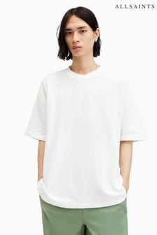 AllSaints White 100% Cotton Aspen Short Sleeve Crew Neck T-Shirt (E19162) | €69