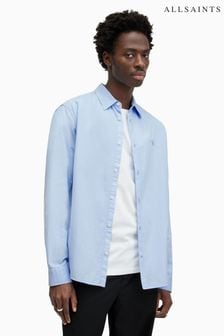 AllSaints Blue Tahoe Long Sleeve Shirt (E19247) | SGD 192