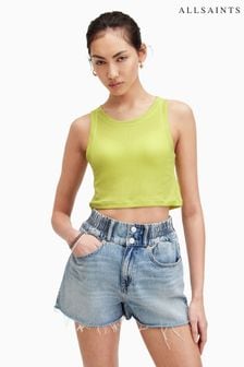 AllSaints Green Rina Cropped Tank (E19273) | AED139