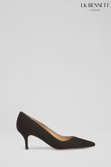 حذاء سويد بكعب صغير رقيق غير متماثل من Lk Bennett Farah (E19384) | 144 ر.ع