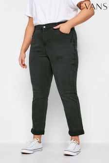 Evans Slim Fit Washed Black Jeans (E19593) | $62