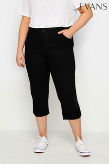 Black - Cropped Jeans (E19594) | kr590