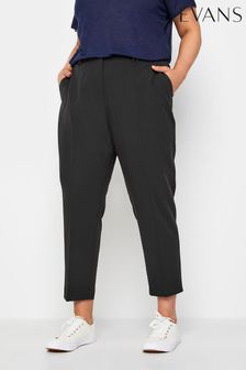 Evans Slim Fit Black Trousers (E19602) | OMR19