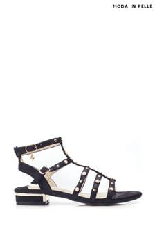 Moda in Pelle Olaino Gladiator Pearl Sandals (E21285) | 341 QAR