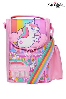 Розовый - Smiggle детская сумка для завтраков с логотипом и ремешком (E21327) | €29