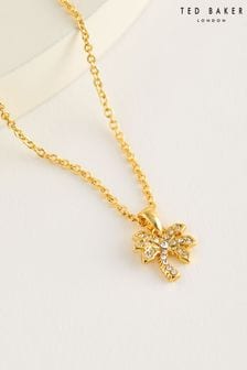 Ted Baker Gold Tone PALMELE: Crystal Palm Tree Pendant Necklace (E21680) | €50