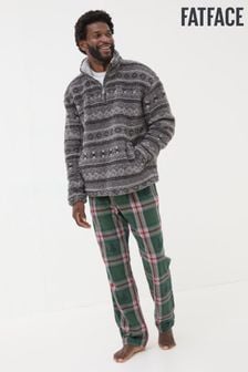 FatFace Charcoal Grey Patterned Sofa Sweatshirt (E21852) | $76