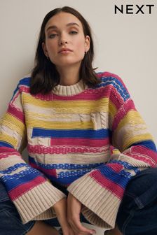 Women s Jumpers Colourblock Casual Knitwear Next Luxembourg