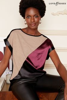 Red colour party wear tops online