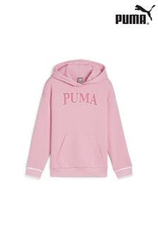 Puma Pink Girls Kids Squad Hoodie (E22503) | SGD 87