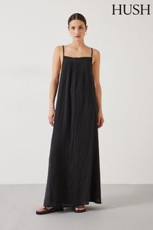 Hush Black Carmen Cami Beach Dress (E22529) | AED416