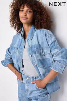 Next tall denim jacket new arrivals