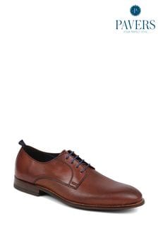 Pavers Lace-Up Smart Brown Shoes