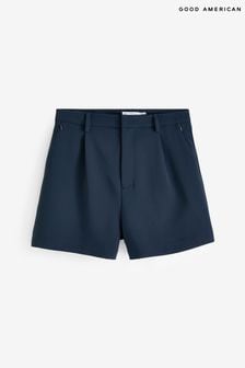 Good American Blue Luxe Suiting Shorts (E23729) | €195