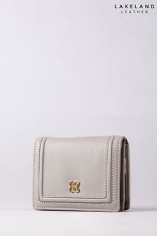Grijs - Lakeland Leather Pink Icon Small Leather Flapover Purse (E23851) | €46