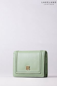 ירוק - Lakeland Leather Small Icon Leather Flapover Purse (E23858) | ‏151 ‏₪