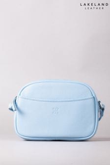 Lakeland Leather Blue Coniston Leather Cross-Body Camera Bag (E23919) | SGD 97