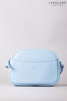 Lakeland Leather Blue Coniston Leather Cross-Body Camera Bag (E23919) | $129