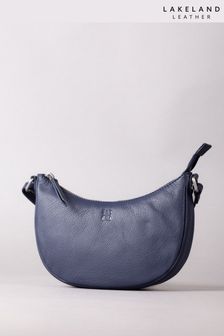 Lakeland Leather Blue Lakeland Leather Coniston Crescent Cross-Body Bag (E23929) | HK$514
