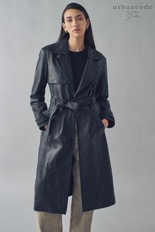 Urban Code Leather Trench Coat (E24021) | BGN545