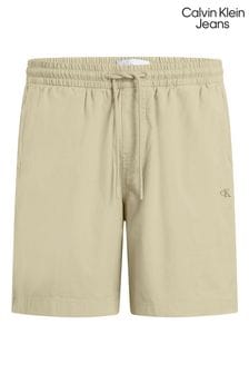 Calvin Klein Jeans Green Textured 100% Cotton Shorts (E24358) | $146