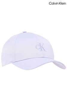 Calvin Klein Purple Monogram Embroidered Cap (E24362) | $51