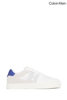 Calvin Klein Light White Classic Cupsole Low Lace-Up Trainers (E24363) | kr2 110