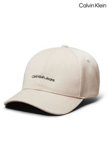 Calvin Klein Brown Embroidered Cap (E24437) | $51