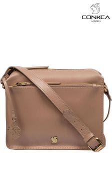 Conkca Aurora Leather Cross Body Bag (E24547) | 312 SAR