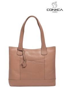 Conkca Little Patience Leather Tote Bag (E24556) | KRW140,900