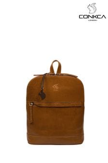 بني فاتح بني - Conkca 'amora' Leather Backpack (E24598) | 376 ر.س