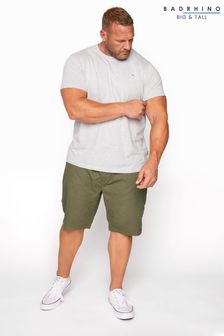 أخضر - Badrhino Big & Tall Elasticated Waist Chino Shorts (E24908) | 144 ر.ق