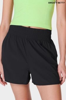 Sweaty Betty Black Relay Unlined Shell Shorts (E25338) | $77