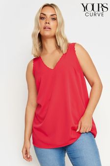 Yours Curve Red Scallop Edge Cami (E25696) | NT$890