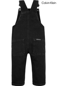 Calvin Klein Black Denim Dungarees (E26562) | Kč2,975