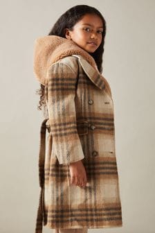 Girls Girls Check Tartan Coatsandjackets Next Kazakhstan