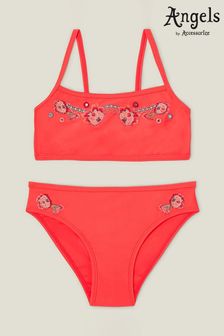 Angels By Accessorize Girls Orange Archive Embroidered Bikini (E27224) | kr290 - kr310