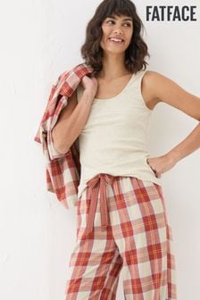 FatFace Natural Rib Pyjama Tops (E27377) | $34