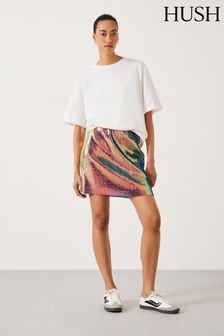 Hush Metallic Natalia Sequin Mini Skirts (E27447) | $217