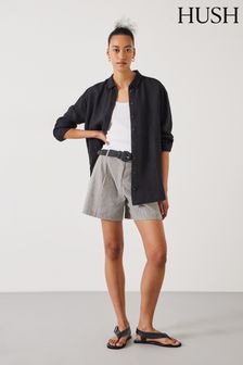 Hush Grey Shona Striped Shorts (E27790) | €63