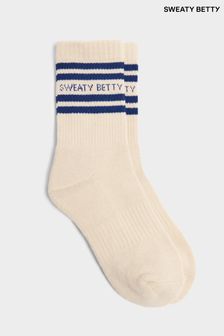 Sweaty Betty Black Varsity Slogan Socks (E29114) | $30
